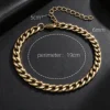 Bracelet pour homme en acier inoxydable 316L, largeur 6/8 mm, style gothique Y2K cubain, accessoires rétro steampunk américains, prix de gros