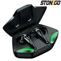 STONEGO TWS Bluetooth 5.0 Sport Earphone Wireless Waterproof Noise Reduction Headphones Games Music Earbuds with Charging Case 1