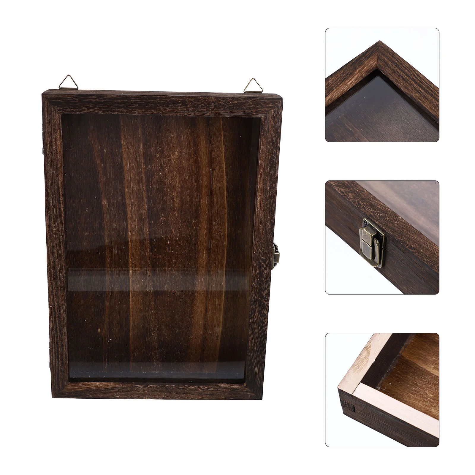

Artwork Wood Display Stand Insect Showcase Butterflies Specimen Vintage Box Dried Flower Storage Glass Dustproof Bug Frame