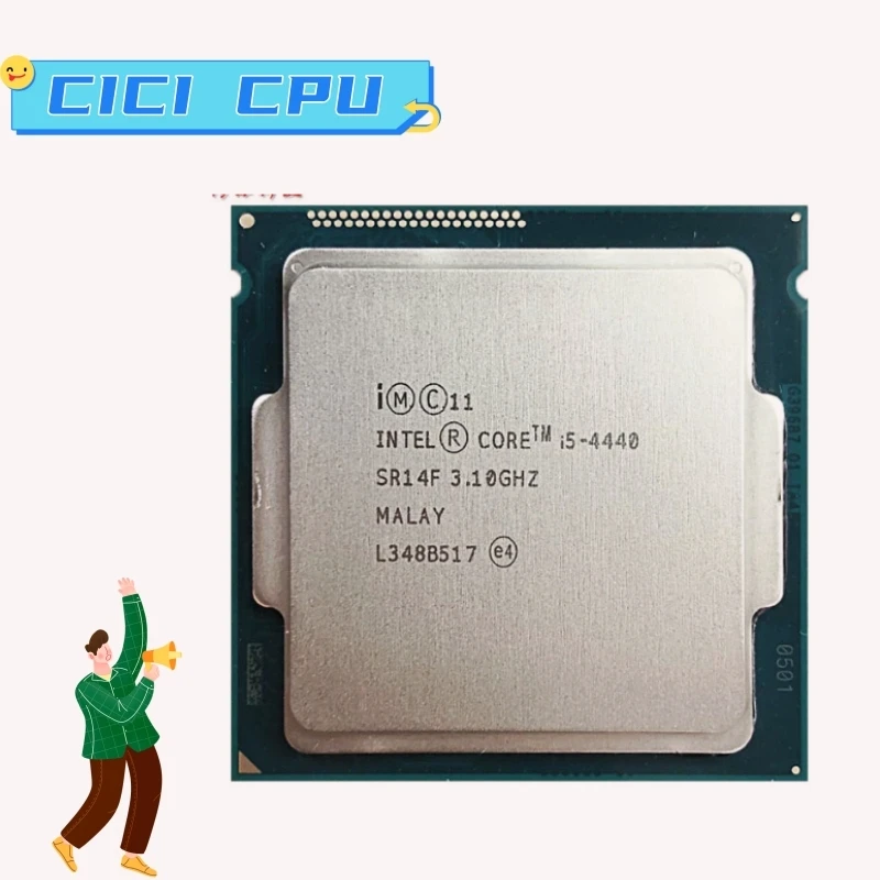 Usato I5-4440 I5 4440 3.1Ghz 6Mb Soquete Lga 1150 Processore Cpu Quad-Core