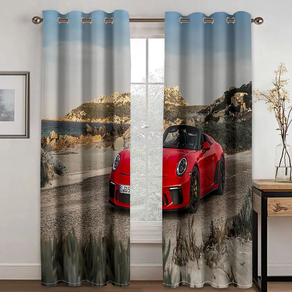 3D Printed Blackout Curtain Customized Window Curtains Window