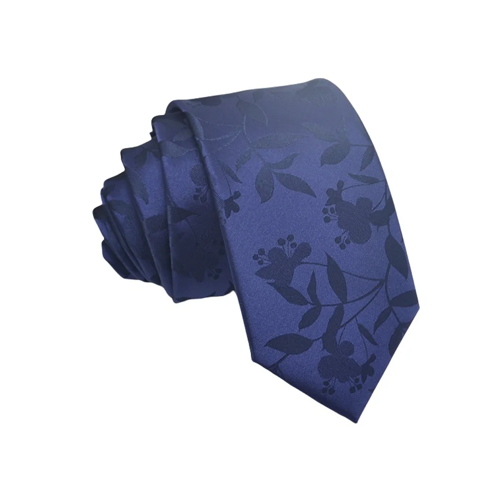 Mens Jacquard Tie - Floral Dot Necktie for Weddings  Daily Wear