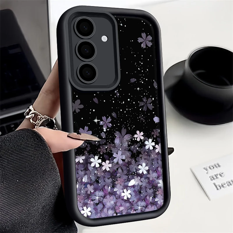 Cherry Blossom Silicone TPU Phone Case