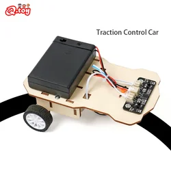 DIY Traction Control Car Science Toys Technologia STEM Experimental Tool Kit Learning Education Assemble Kit for Kids
