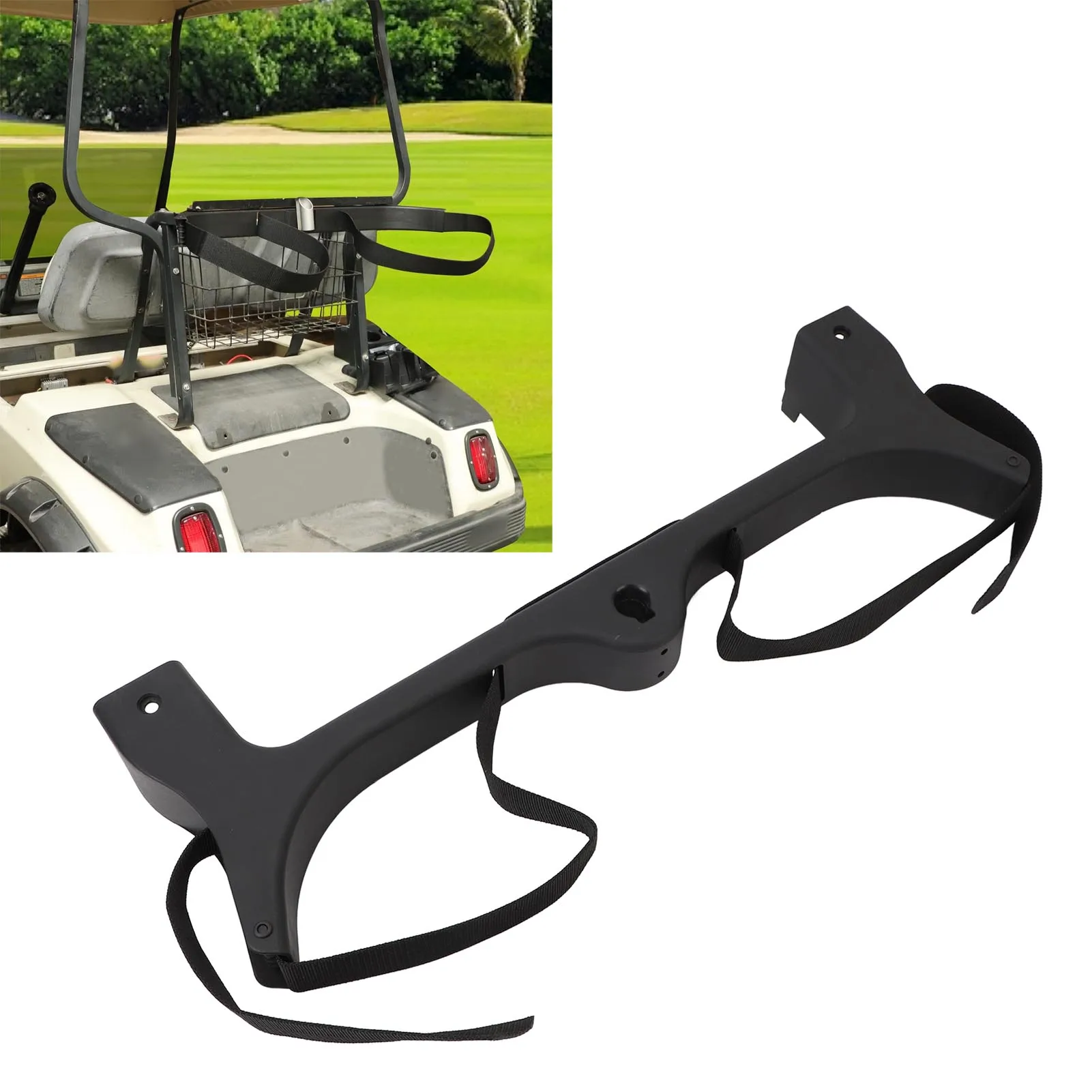 Golf Cart Bag Bracket Attachment 102504201 Rear Seat Golf Bag Holder Replacement for Club Car Precedent 2004 and Later