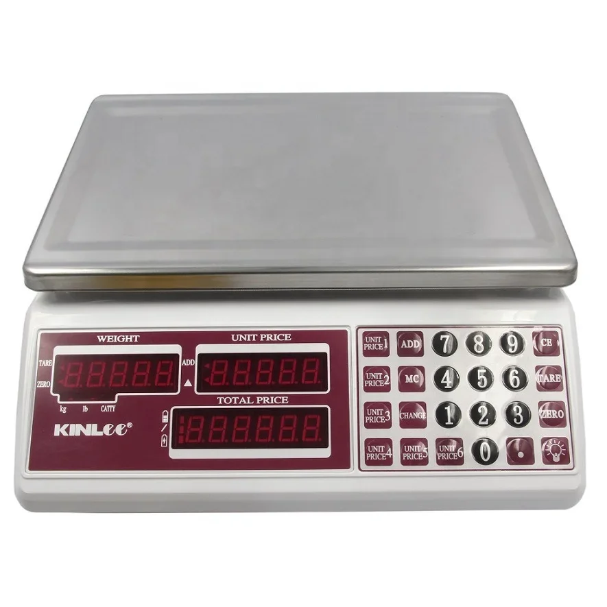 30kg Supermarket Weighing Scales Price Computing Precision Scale fruit and vegetables Electronic Scale