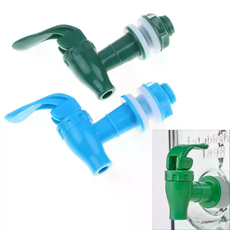 1/5Pcs Glass Bottle Jar Barrel Water Tank Faucet 17mm PP Grain Leak Proof Faucet Water Tap With Filter Valve Water Dispenser