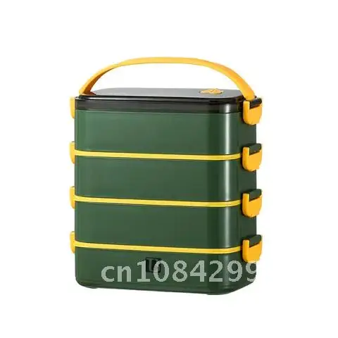 

Stainless Steel 304 Multi-Layer Thermal Insulation Lunch Box Portable 2 Layer Sealed Student Lunch Box With Lid