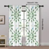 2pcs, Popular Curtains Boho Eucalyptus Leaf Pattern Polyester Easy Install (without rod) Decorations Clearance Perfect for 5