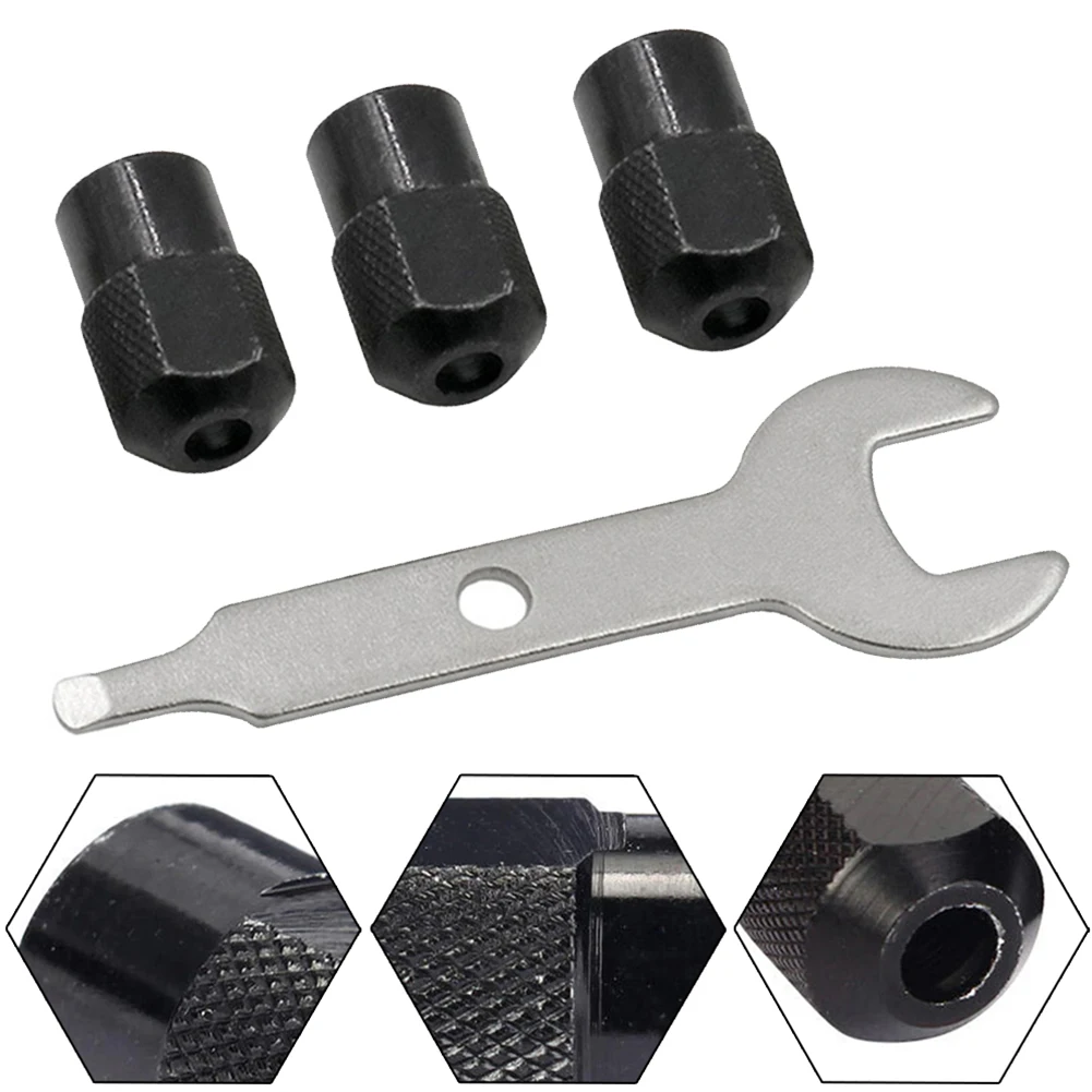 

5pcs Drill Chuck For Dremel Accessories Rotary Tools Chuck Nut Power Tool Accessories Zinc Alloy Nuts M8X0.75mm Abrasive Parts
