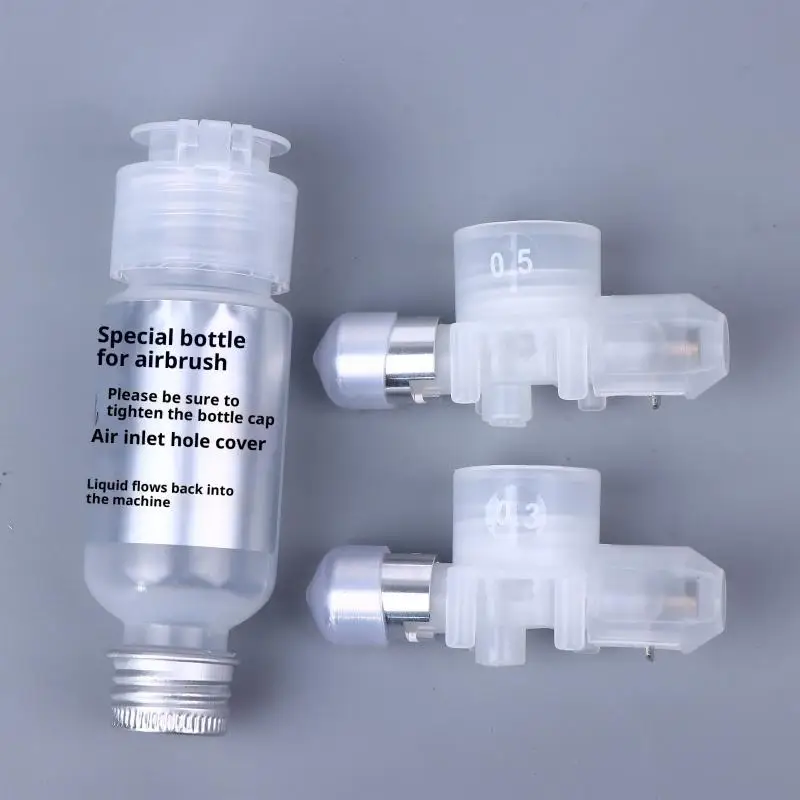 All-Inclusive Accessory Sets featuring Spray Modules (0.5mm or 0.3mm) and Premium Bottles Spare Pieces for No Clean Airbrush