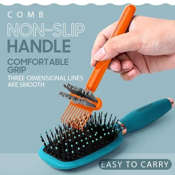 1PCS Plastic Handle Comb Cleaner Delicate Cleaning Removable Hair Brush Comb Cleaner Dropshipping 1