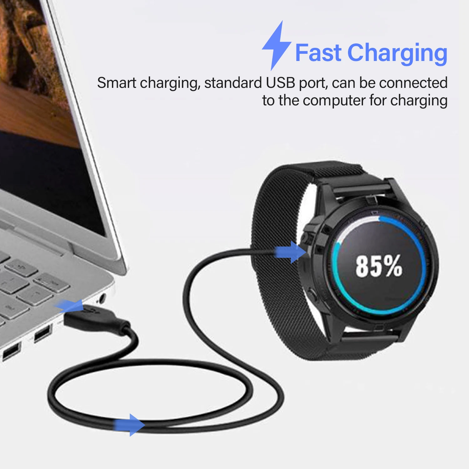Garmin Watch Universal USB Type-C Charging Cable
