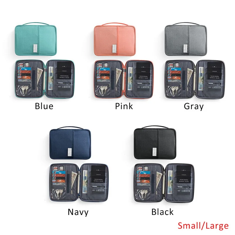 

Travel Wallet Family Passport Holder Creative Waterproof Document Case Organizer Card Package accessories
