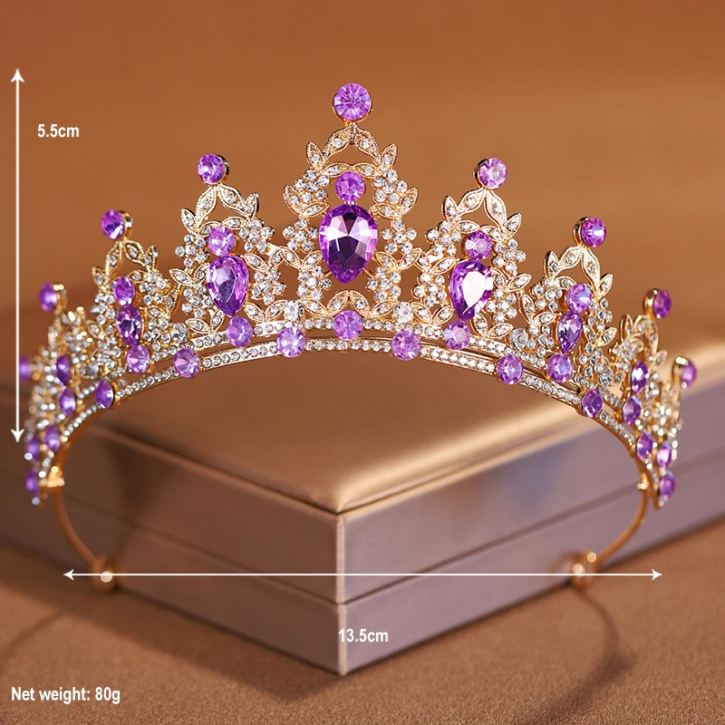 Itacazzo Bridal Headwear Green-Colour Women's Fashion Party Crown