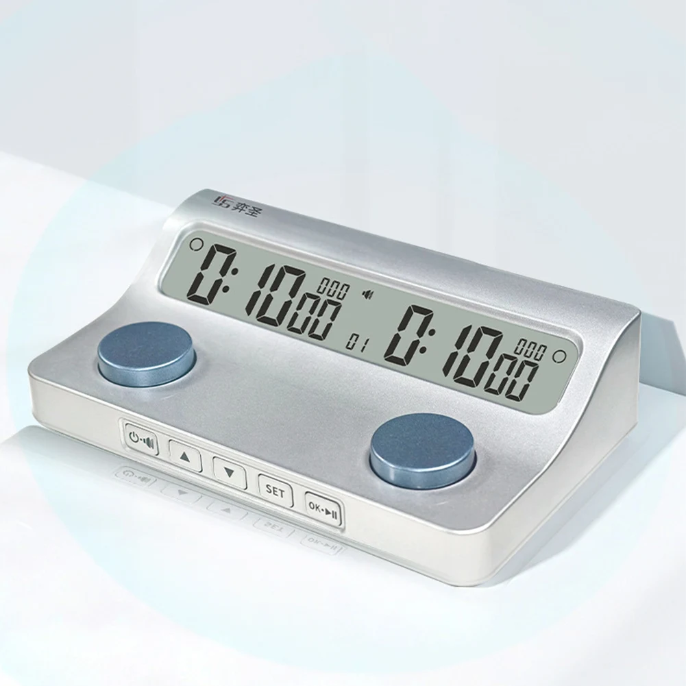 Chess Timer Digital Multi-Function Portable Battery Powered Game For Lovers