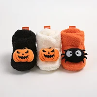 Halloween Pumpkin Baby Booties Slippers Infant Boys Girls Dress Shoes Newborn Crib Shoes Winter Footwear First Walkers Prewalker 2