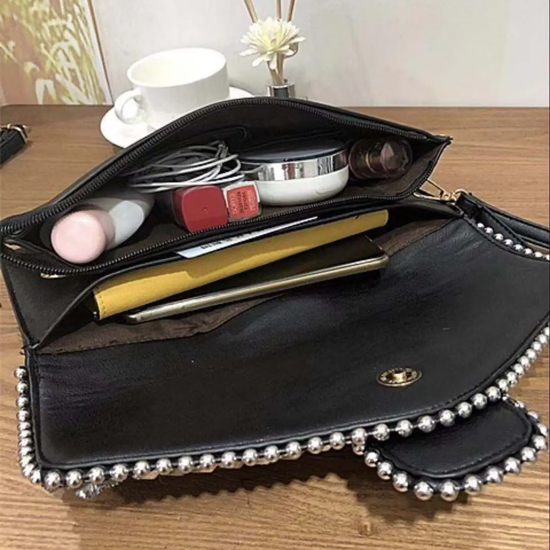 2023 New Handbag Women Diamond Handbag Water Diamond One Shoulder Crossbody Women's Envelope Bag Evening Banquet Women's Handbag