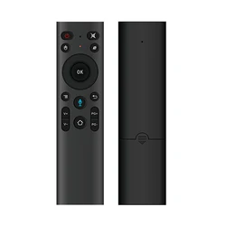 Wireless Voice Remote with Gyroscopic Control and USB Receiver (Black)