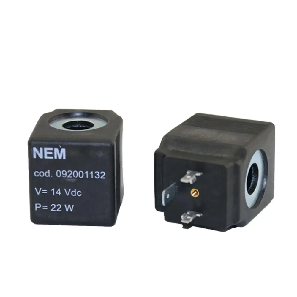 

excavator part 24v solenoid valve coil 092001132 for hydraulic main pump 12VDC 22W coils