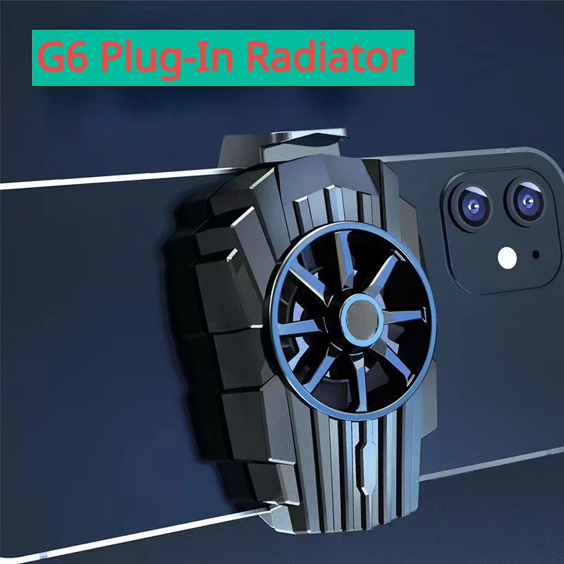 Rechargeable Mobile Phone Cooling Fan Radiator - Universal Game Cooler Heat Sink Phone Accessory