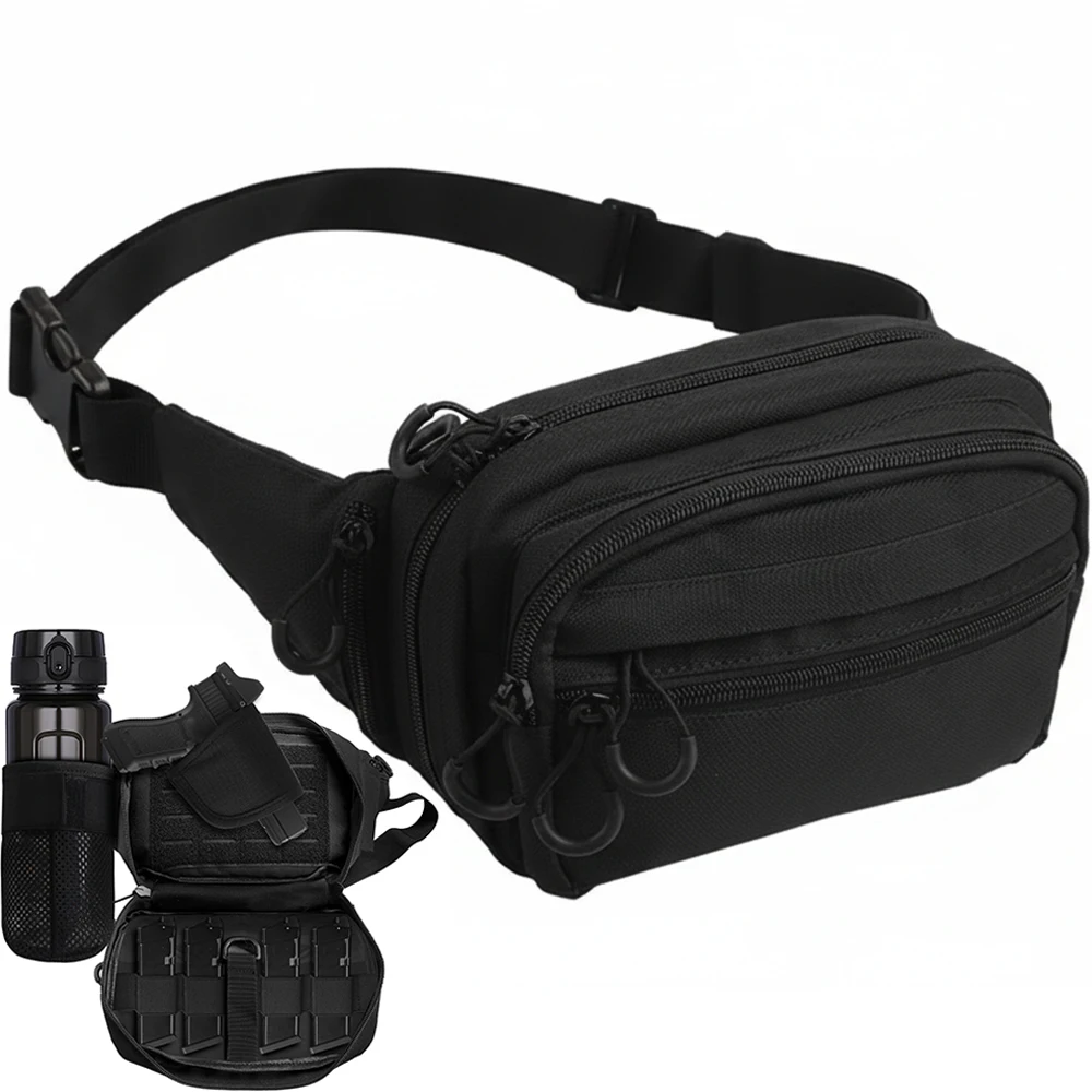 Sacoche banane tactique holster - vue de face