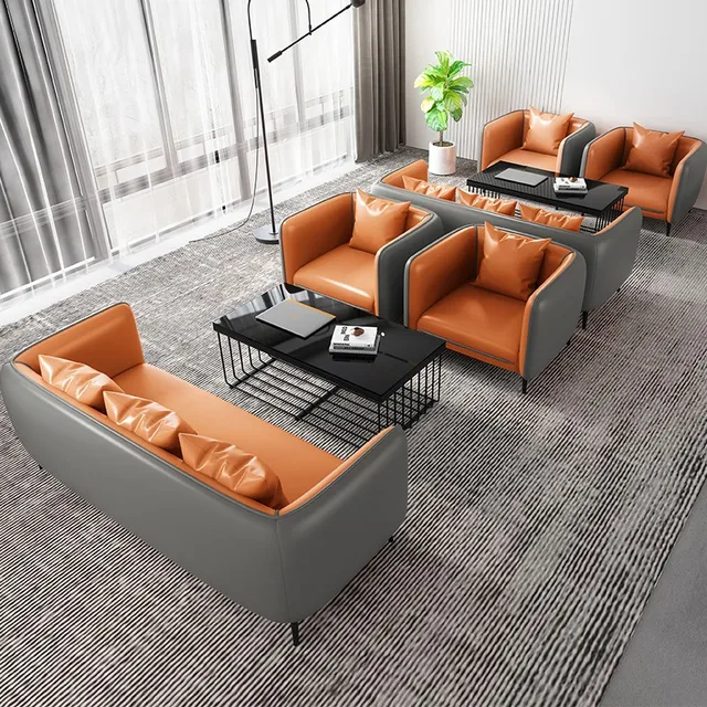 세련되고 편안한 사무실 공간을 위한 oein 섹션 3 리클라이너 소파