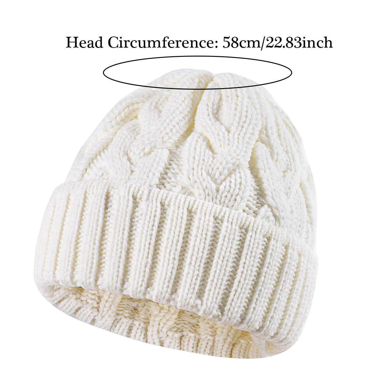 Winter Women Hat 2024 New Autumn Handmade Female Warm Cap Knitted Beanie Girl Hats Woman Bonnet Femme Chunky Thick Stretchy Hats 5