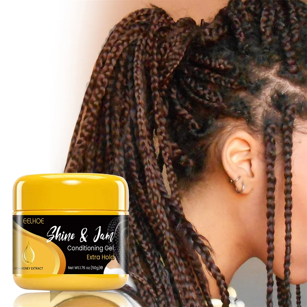 Description Picture 5 of itemDirty Braided Hair Gel Styling Long Lasting Fluffy Quick Dry Natural Shaping Wax Shaping Cream Hair Stickers Styling Tools
