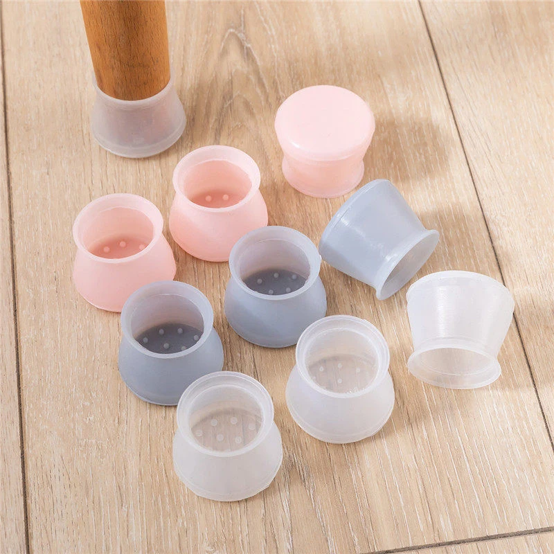 라운드/광장 바닥에 대 한 16PCS 자 모자 테이블 발 패드 비 슬립 가구 커버 양말 바닥 보호기 발 패드