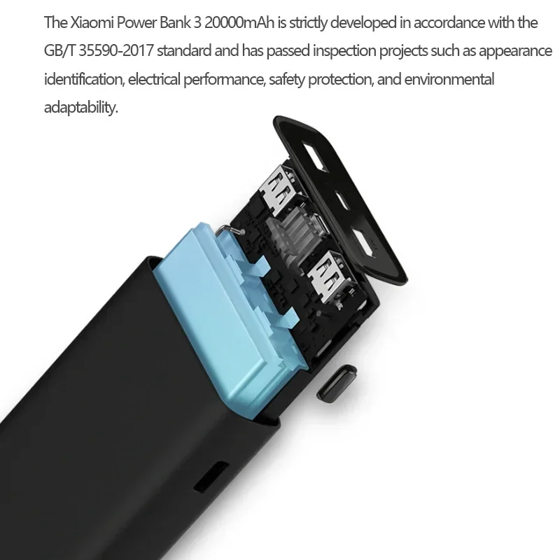 Original Xiaomi Power Bank 20000mAh 45W MAX Dual USB Output Fast Charging External Battery USB-C Portable Mobile Quick Charger