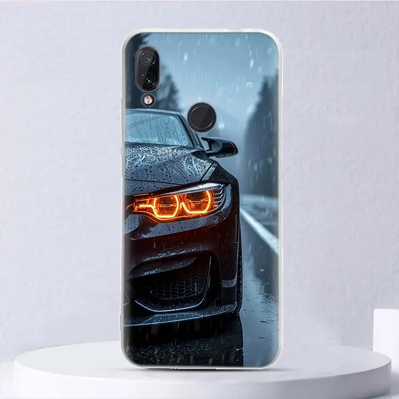 Monochrome Sport-Inspired Soft Phone Case