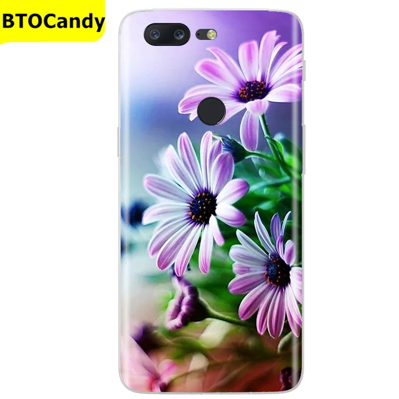 For Oneplus 5T Case Silicone Soft TPU Flower Animals Phone Case For OnePlus 5 5T Coque Case For Oneplus 5 Case Full Bumper Funda glass flip cover Cases & Covers