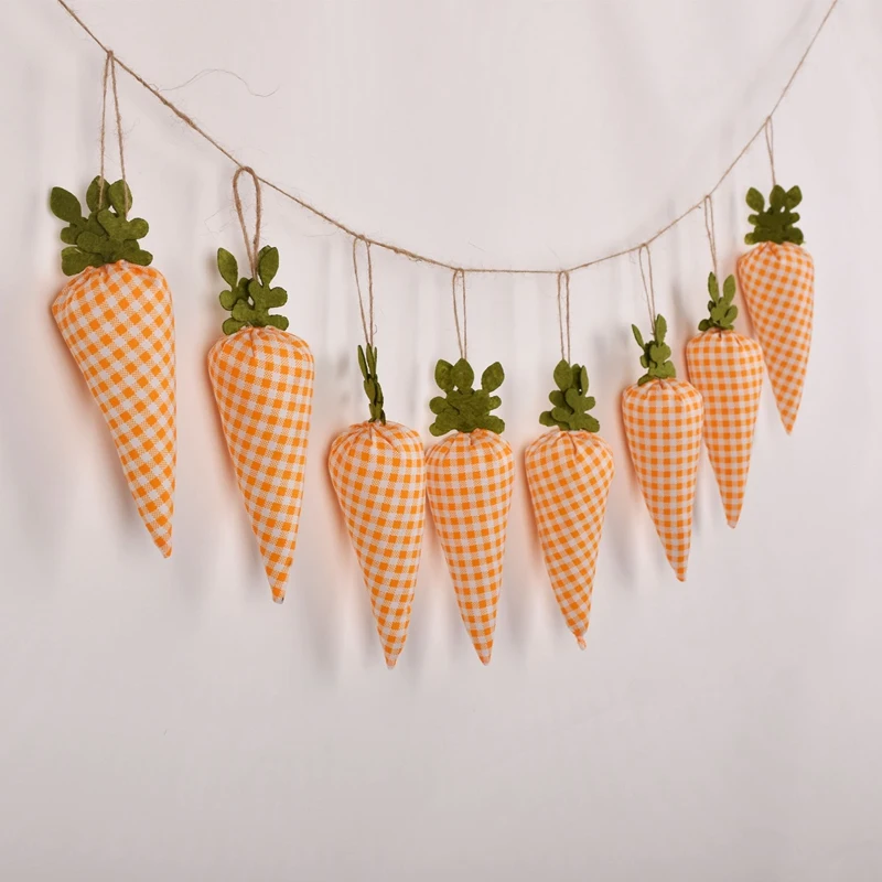 부활절 당근 장식품, 부활절 홈 데코, DIY 부활절 파티 장식, 어린이 DIY 공예품, 선물 용품, 8 개