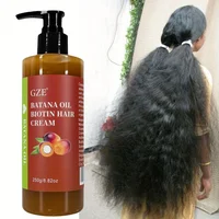GZE Batana huile biotine crème capillaire cheveux forts Anti-rupture réparation pointes fourchues soyeux pour cheveux secs 2