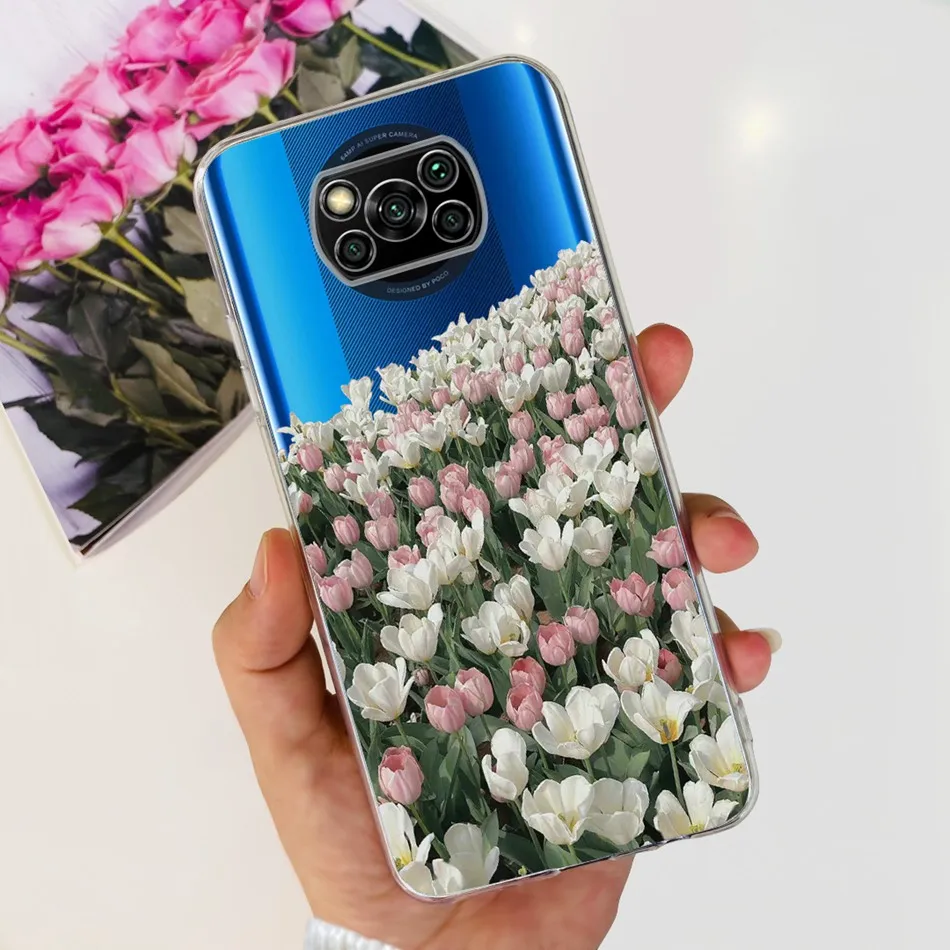 Cute Painted Soft Silicone TPU Bumper Phone Back Cover