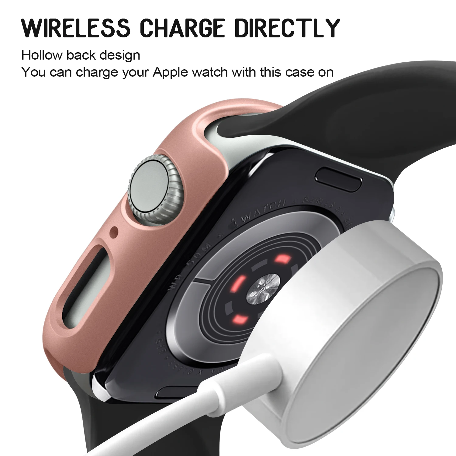 Apple Watch Case 4Pcs For Apple Watch Series 7 8 41mm 45mm 40mm Cover PC Protection For iWatch Series 6 5 4 38mm 42mm Bumper No Screen
