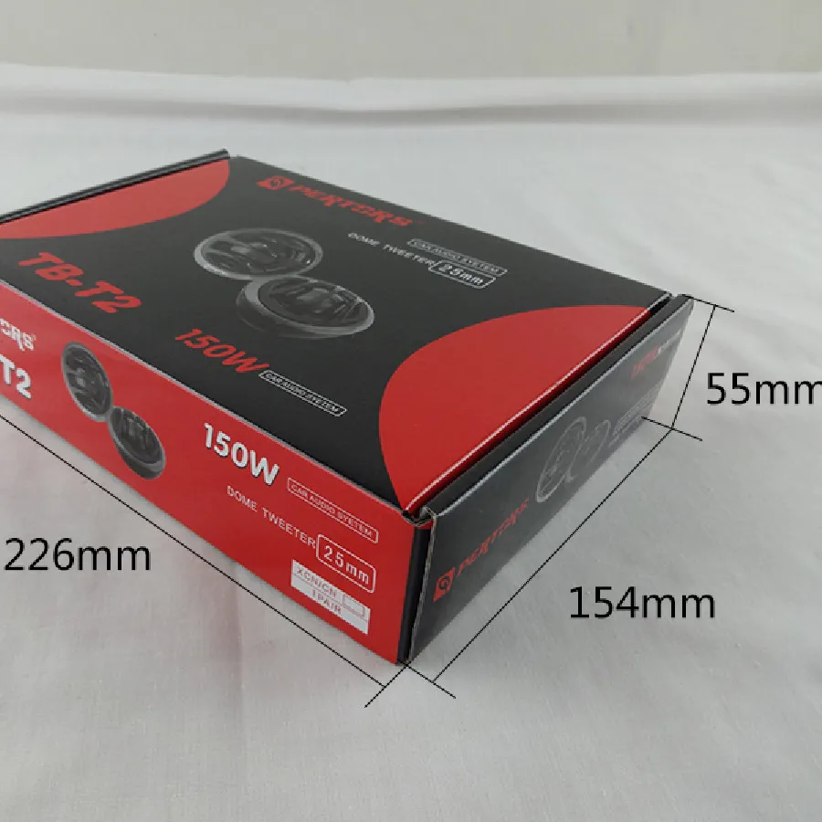 Car Audio Refit 2.5 Inch Silk Film High-frequency Tweeter Set with Capacitor,dome tweeter speakers