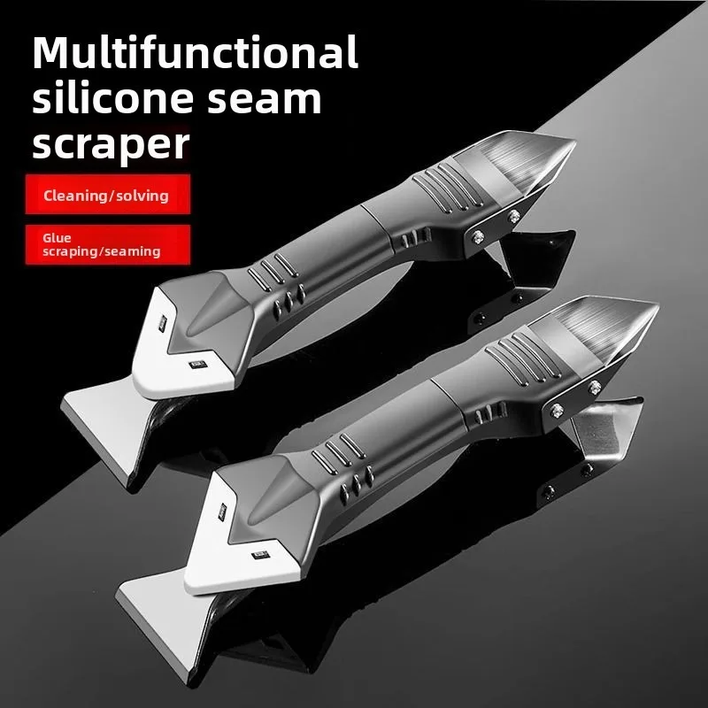 Silicone Scraper Squeegee Glue Remover Knife Caulking Angle Beauty Crack...