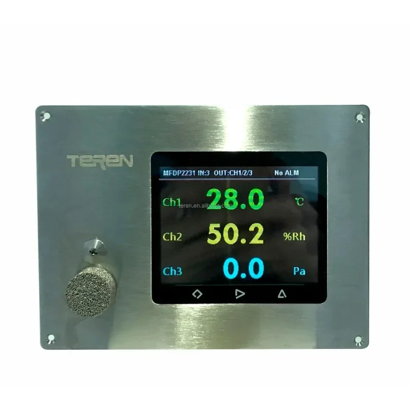 

Multiple Display Temperature Humidity Differential Pressure for Clean Room