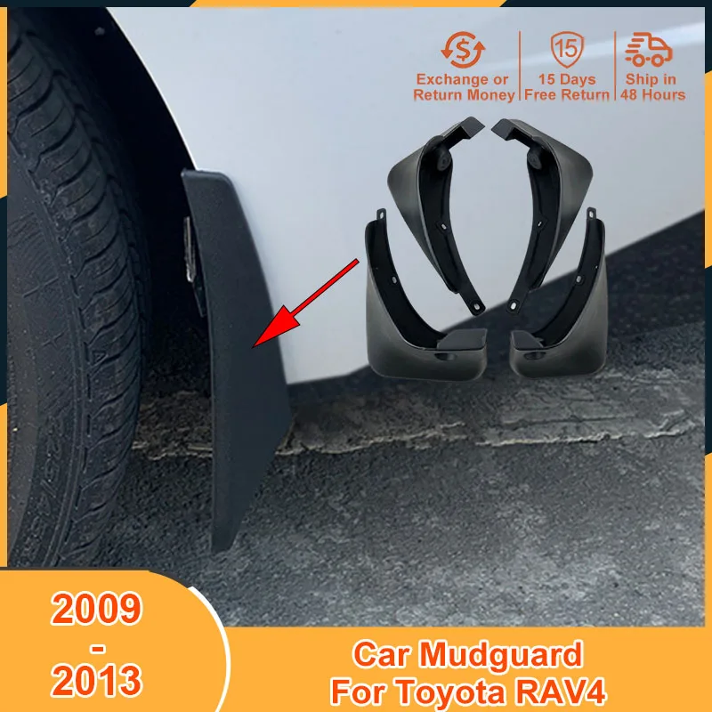

2009-2015 Mudguard Mudflaps for Toyota RAV4 2009 2010 2011 2012 2013 2014 2015 2.0 2.4 Accessories Mud Flaps Protector Fender