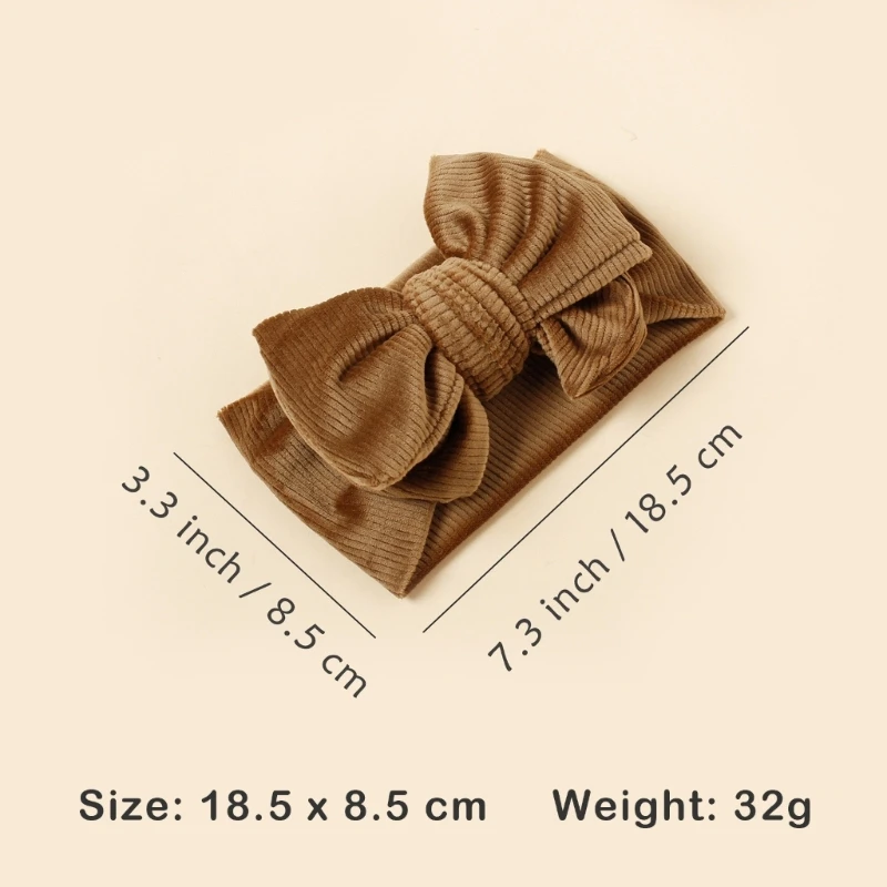 

Baby Beanie Cap Headwrap for Infants Toddlers Newborn Bonnet Cap with Bowknot