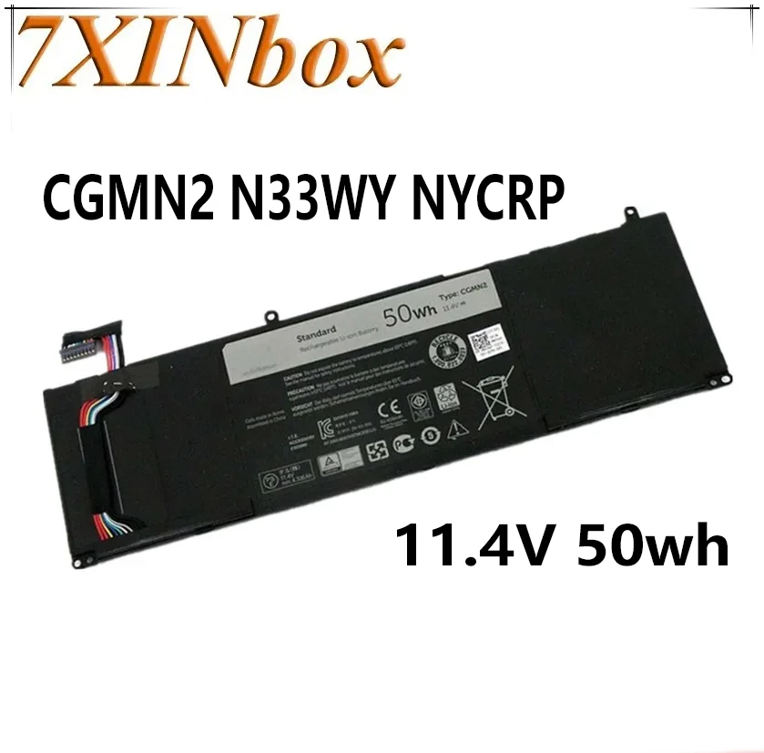 

7xinbox 11,4 в 50 Втч оригинальный CGMN2 N33WY NYCRP Аккумулятор для ноутбука DELL Inspiron 11 3138 11 3137 11 3137 11 3000