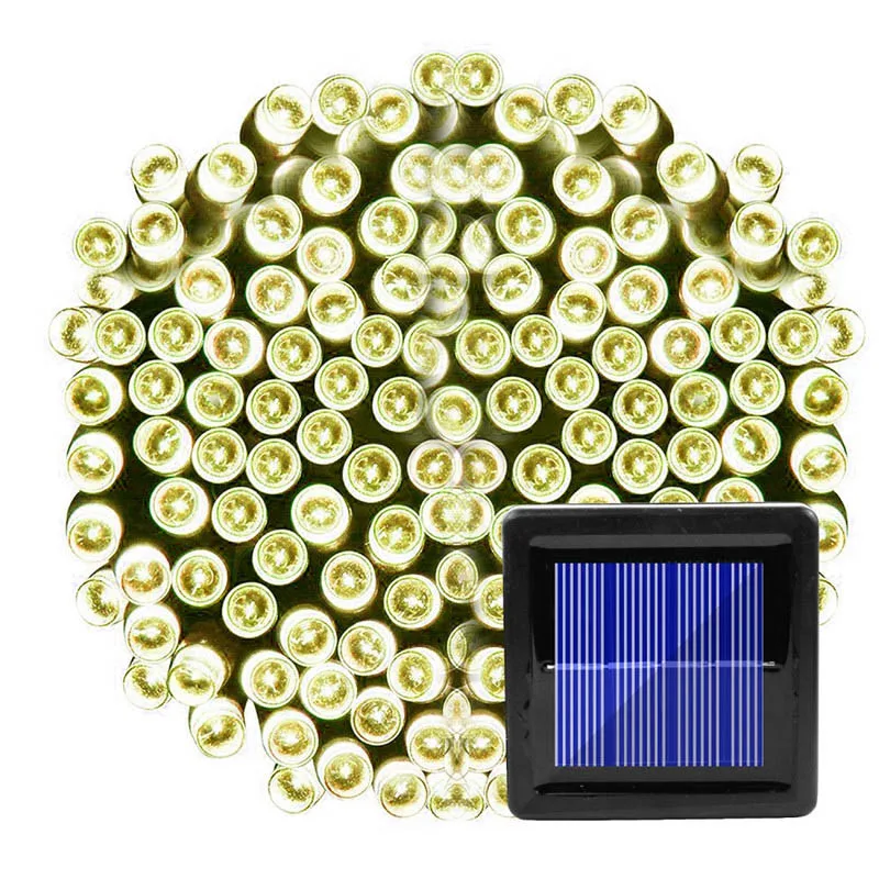 Outdoors Solar String Light 200LED 8 Modes Solar Lamp Waterproof for Gardens Fairy Garland Wedding Party Christmas Tree Homes solar lights outdoor Solar Lamps