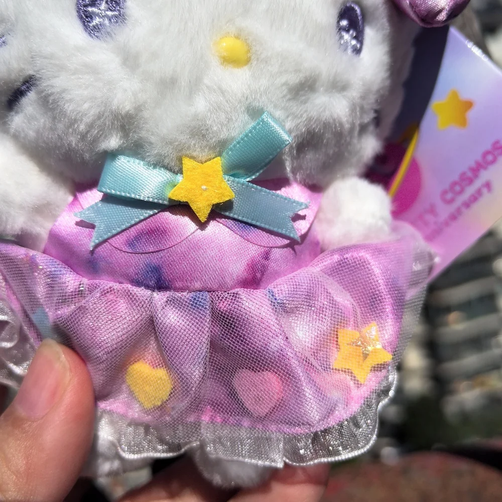 Sanrio Hellokitty 50th Anniversary Plush Toy Backpack Pendant Keychain Boys Girls Toy Schoolbag Decoration Birthday Present 6