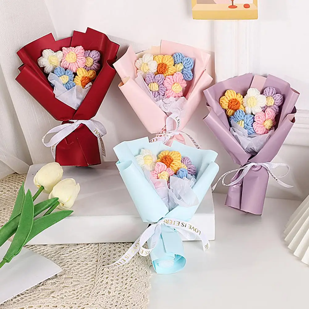 Fake Flower Bouquet Artificial Flower Bouquet Vibrant Color Lovely