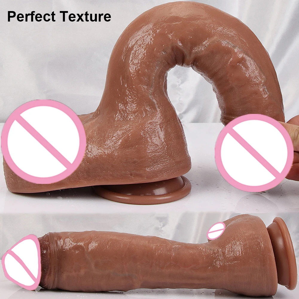 Dildo XXL Oversized Realistic Huge Penis Giant Phallus Long Soft Silicone Suction Cup Anal Sex Toys For Women Vagina Masturbator