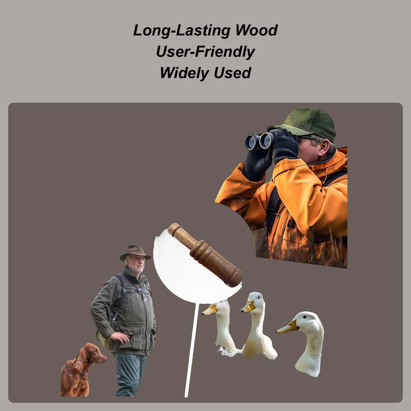 Sifflet leurre pour canard corbeau - Imitation sonore pour piégeage chasse accessoires cynégétiques