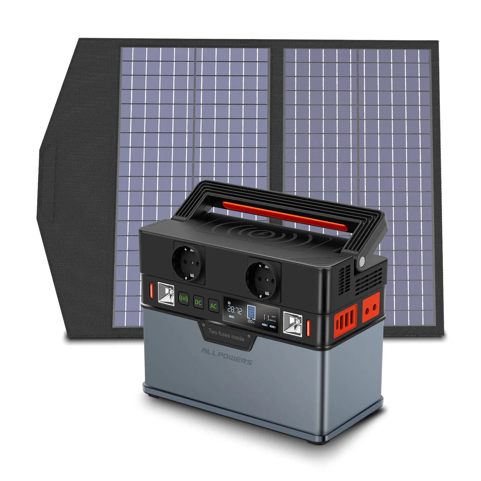 100W Solar Panel Emergency Power Supply Outdoor Just Solar Supplies
