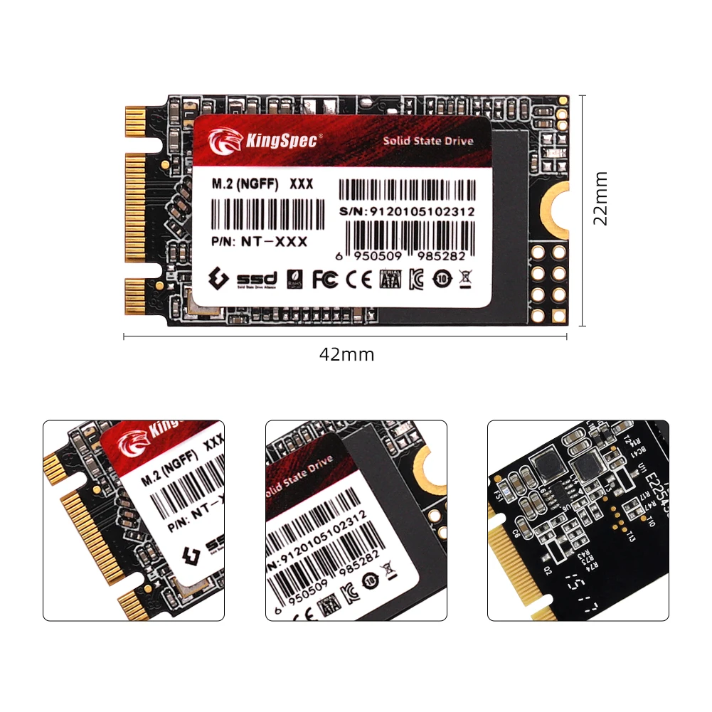 M.2 NVMe SSD IN Series 2242mm - Buy ssd, kingspec ssd, industrial